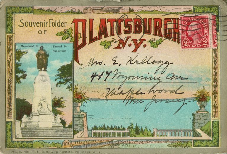          Kellogg: Plattsburgh NY Souvenir Postcard Booklet picture number 1
   