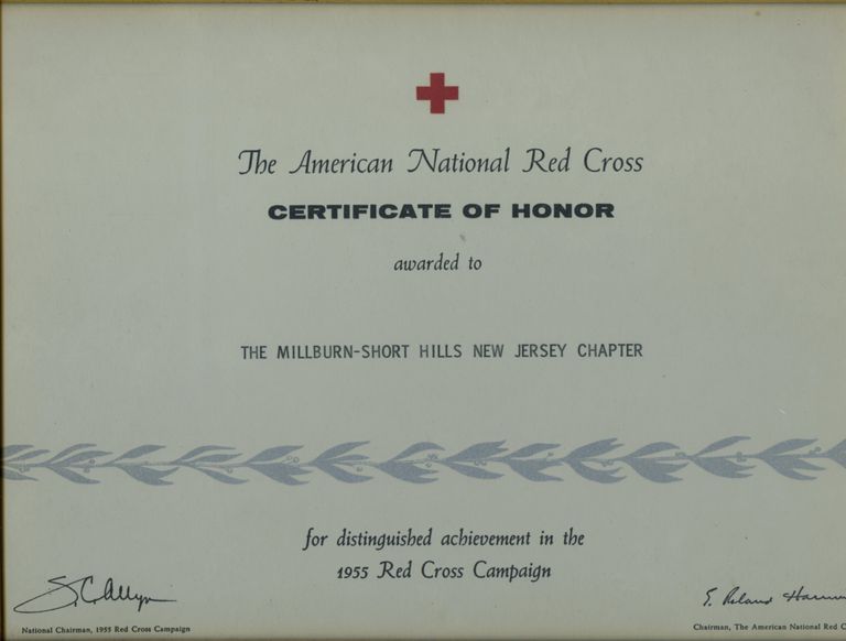          Red Cross: Certificate 1955 picture number 1
   