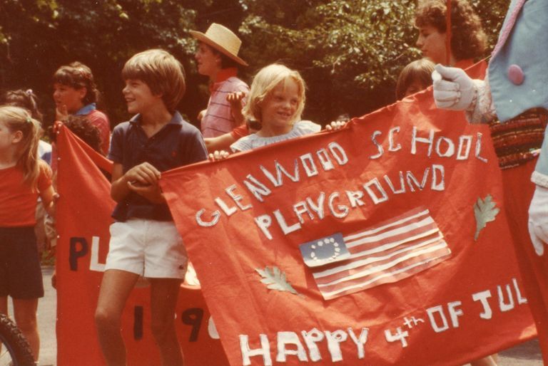          July 4: Taylor Parade with Bikes, 1983 picture number 1
   