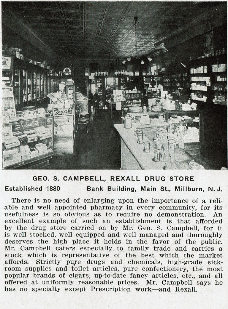          George S. Campbell Drug Store, Millburn picture number 1
   