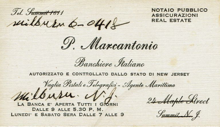          Marcantonio: Prospero Marcantonio Business Card picture number 1
   