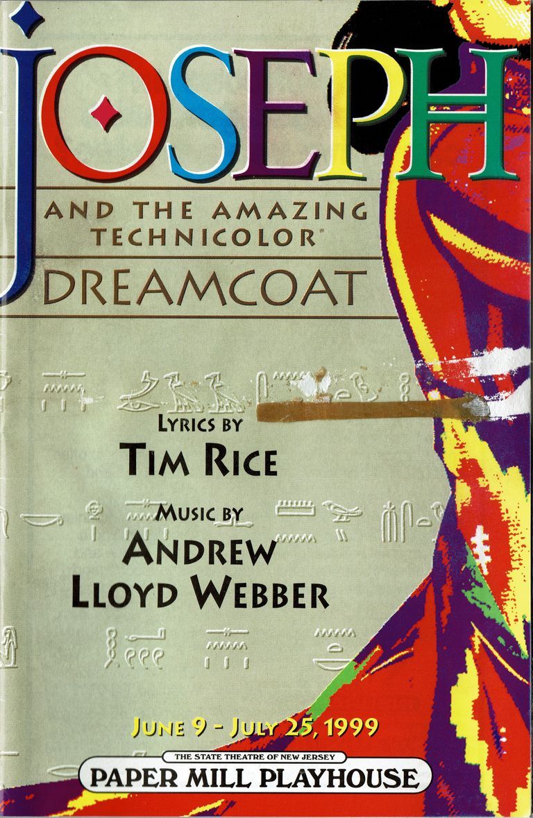          Paper Mill Playhouse Program: Joseph and the Amazing Technicolor Dreamcoat, 1999 picture number 1
   