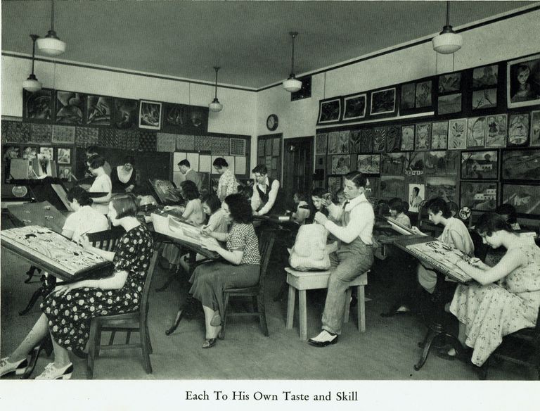          Millburn High School Art Class, 1931 picture number 1
   