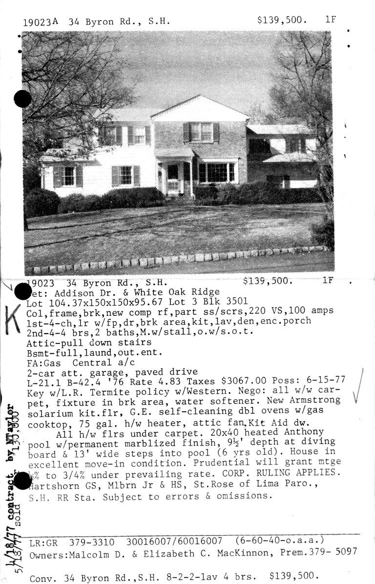          34 BYRON ROAD picture number 1
   