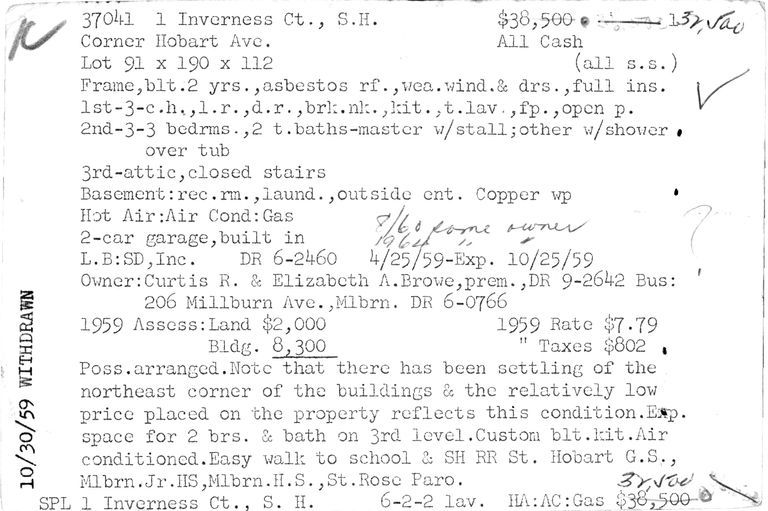          1 INVERNESS COURT, Short Hills picture number 1
   