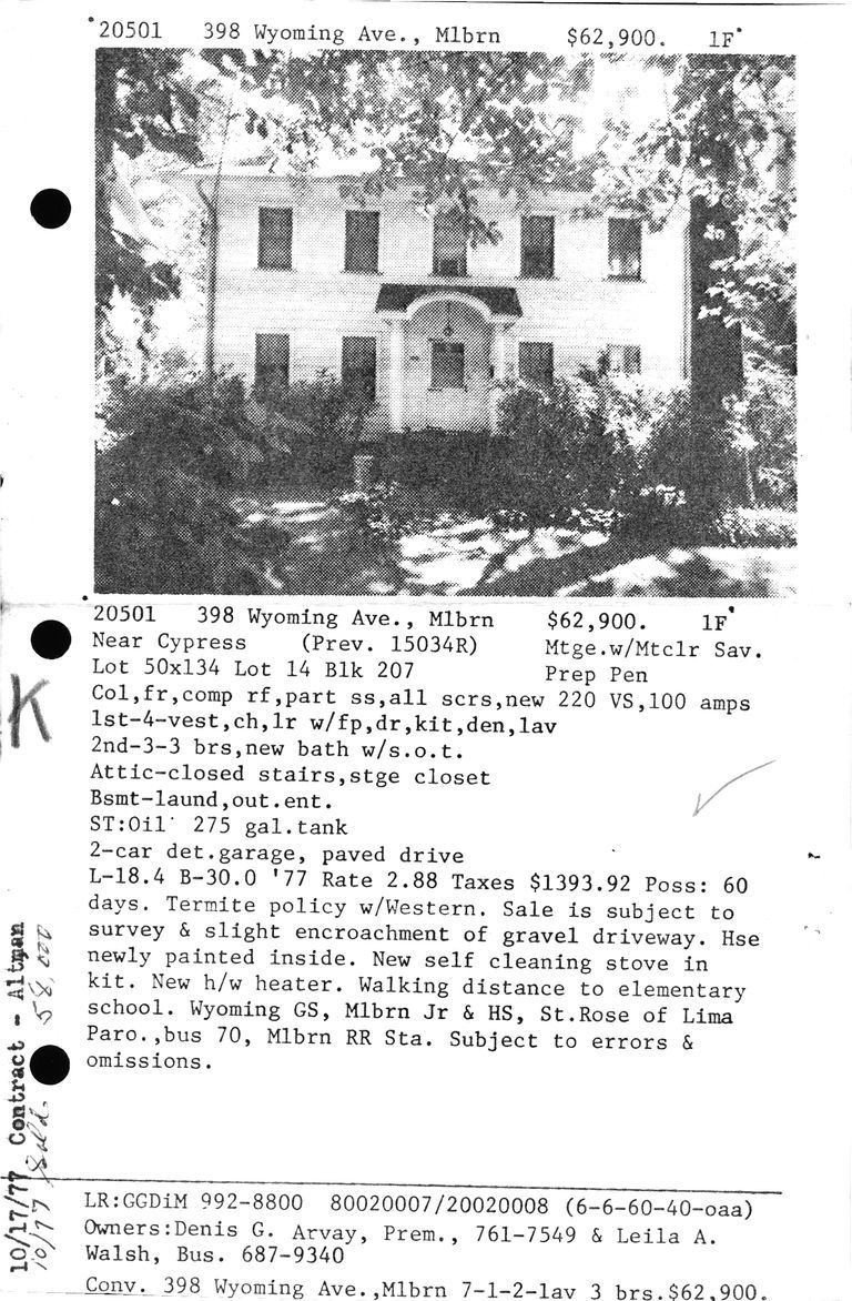          398-WYOMING-AVENUE picture number 1
   