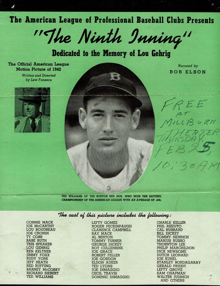          Baseball: Ninth Inning Baseball Movie Flyer, 1943 picture number 1
   