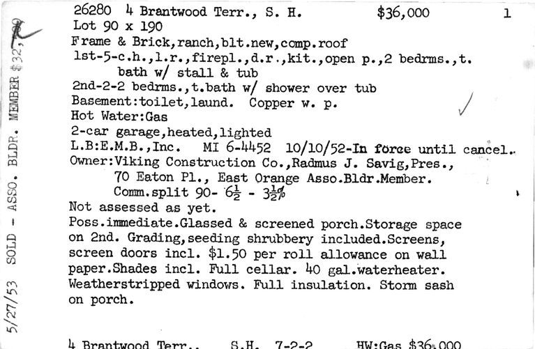          4 BRANTWOOD TERRACE picture number 1
   