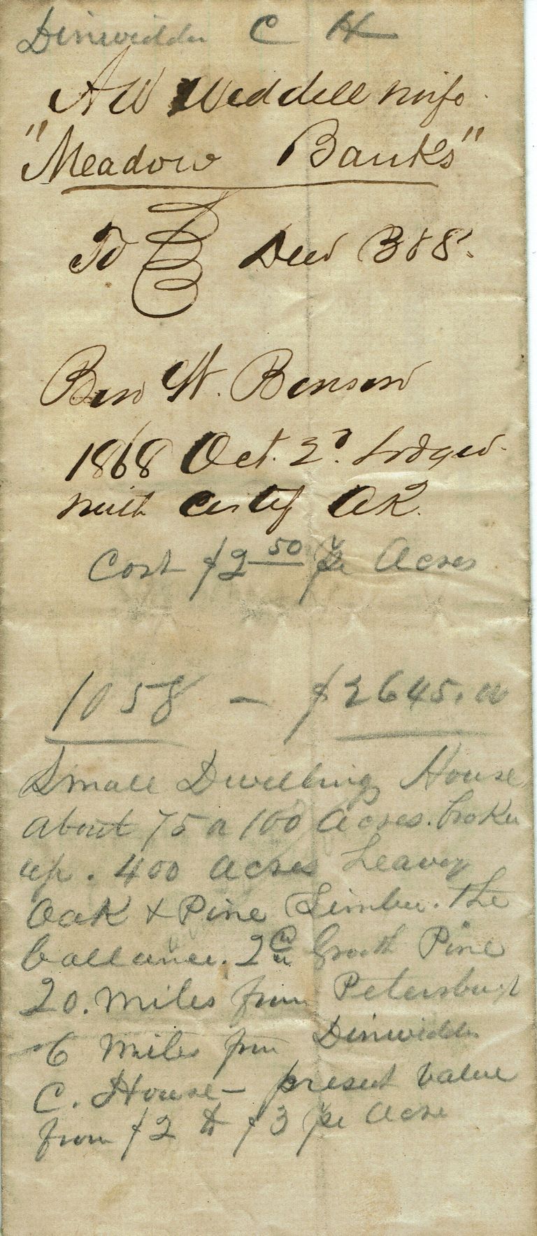          Brison: Ben W. Benson Deed to 