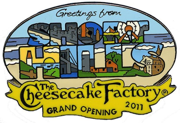          Cheesecake Factory Grand Opening Commemorative Pin, 2011 picture number 1
   