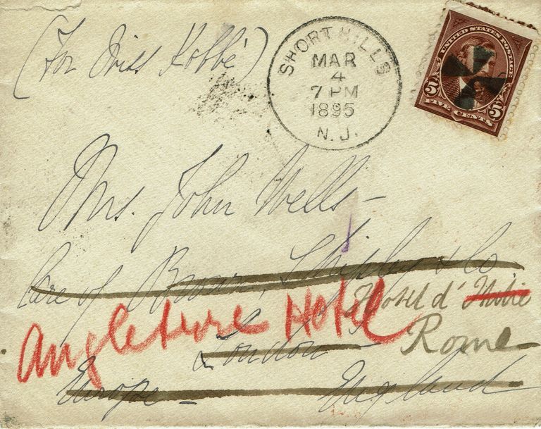          Envelope Postmarked March 4, 1895 from Short Hills to London picture number 1
   