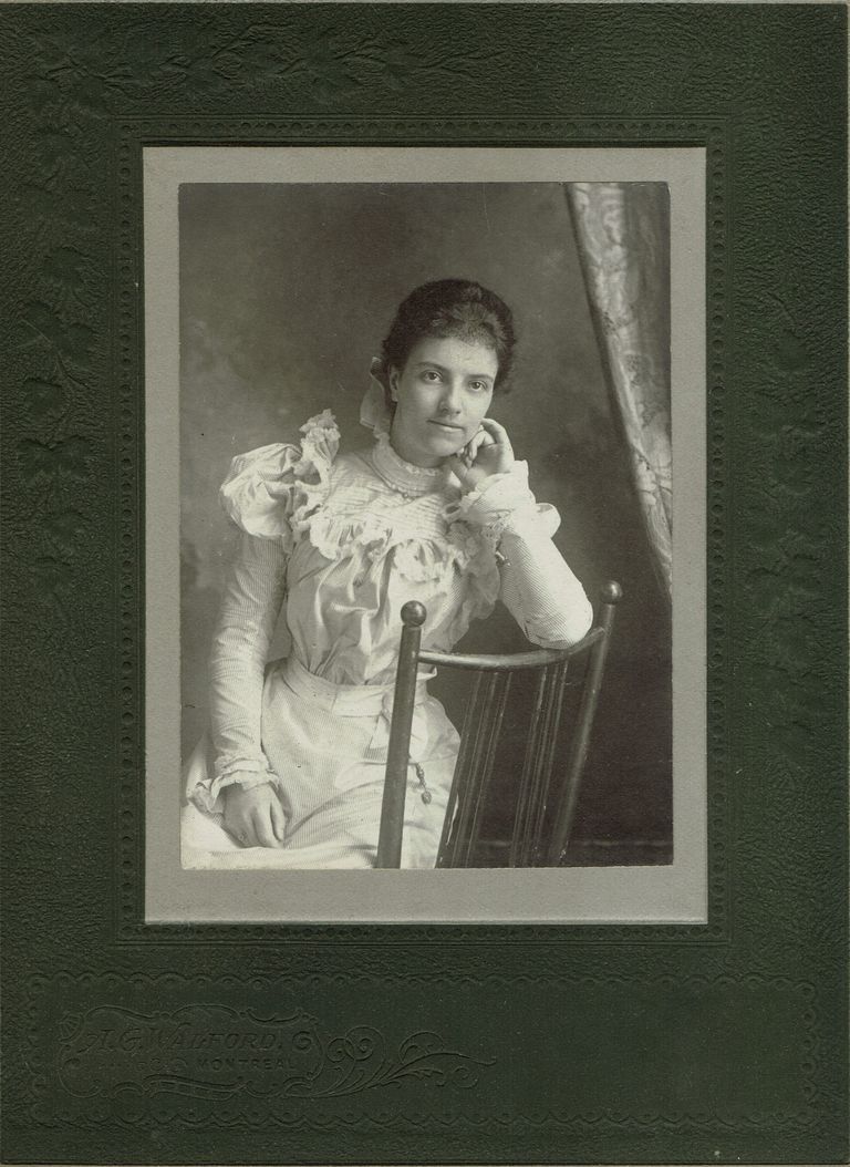          Kellogg: Unidentified Female Seated in Photographer's Studio, 19th century picture number 1
   