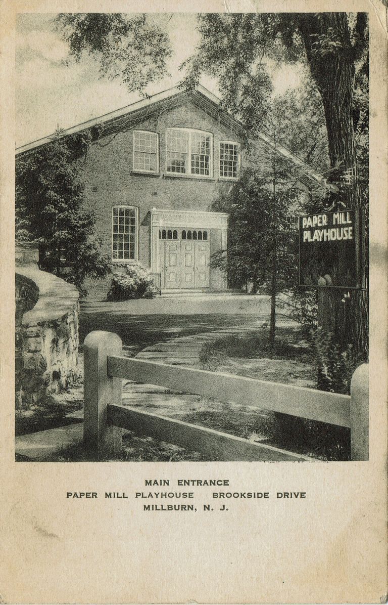          Paper Mill Playhouse: Main Entrance, Brookside Drive, 1944 picture number 1
   