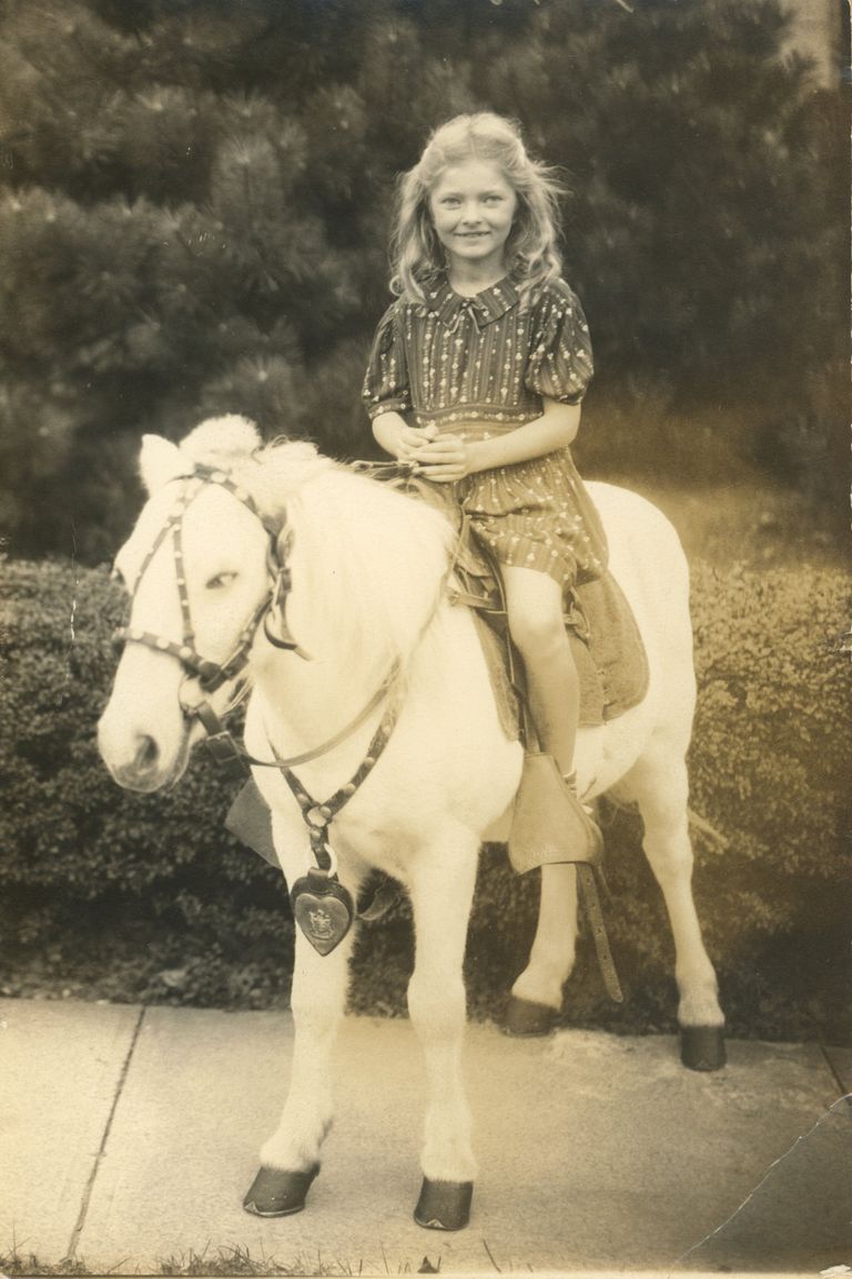          Frances on Pony, 1938
   