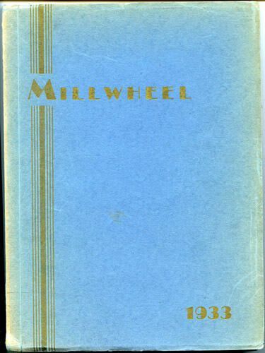          1933 Millburn High School Millwheel Yearbook picture number 1
   