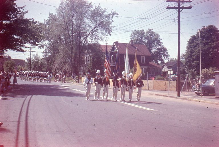          Centennial Parade: Color Guard, 1957 picture number 1
   