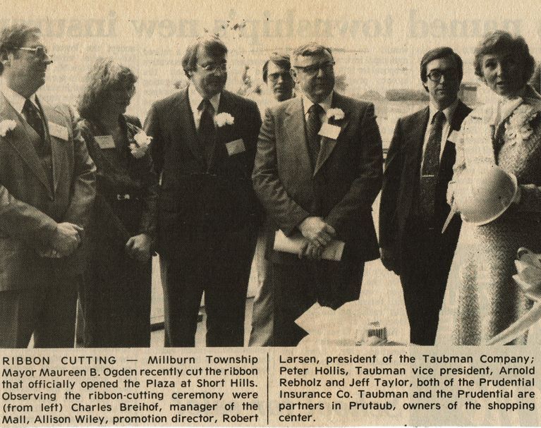          Ogden: Maureen Ogden Ribbon Cutting for Plaza at Short Hills (Mall), April 1979 picture number 1
   