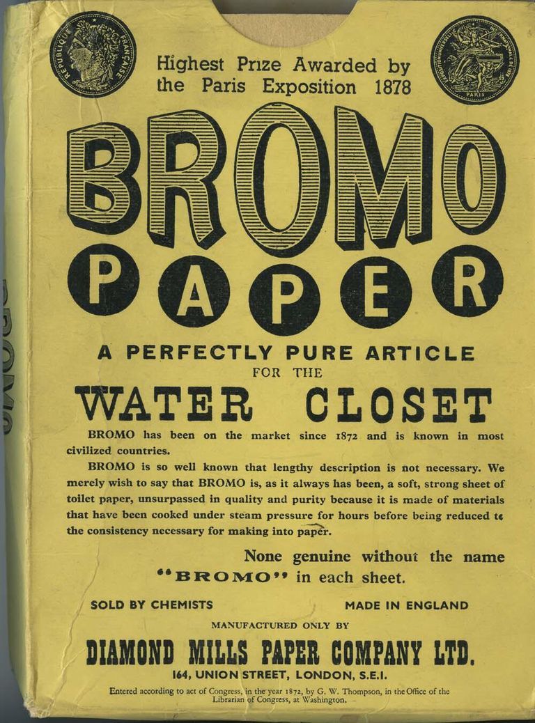          Bromo Toilet Paper Sheets from Diamond Mills Paper Company, London picture number 1
   