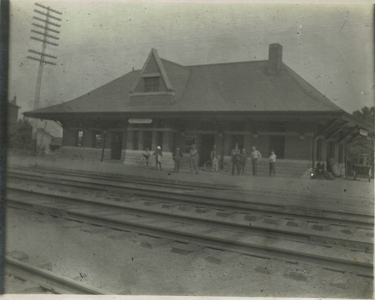          Marshall-Schmidt Album: Train Station Angola, New York picture number 1
   