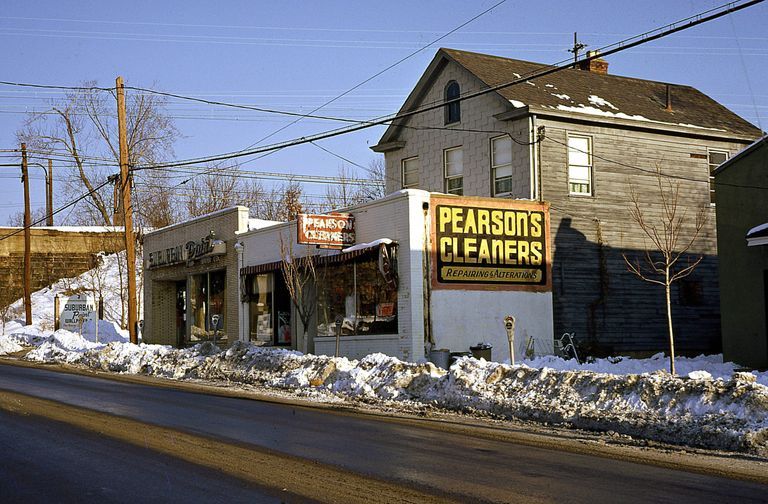          Main Street: Pearson's Cleaners, Suburban Paint, c. 1960 picture number 1
   