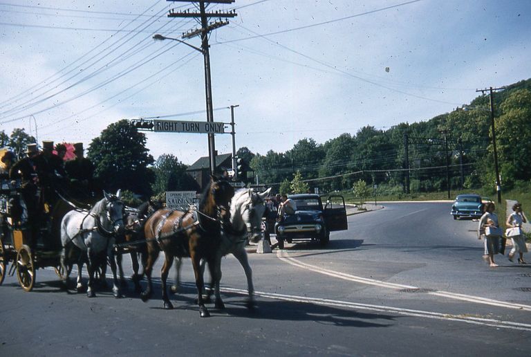          Centennial Parade: Horse-Drawn Coach, 1957 picture number 1
   