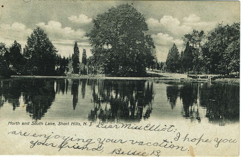          Used B&W Photographic Postcard, no postmark
   