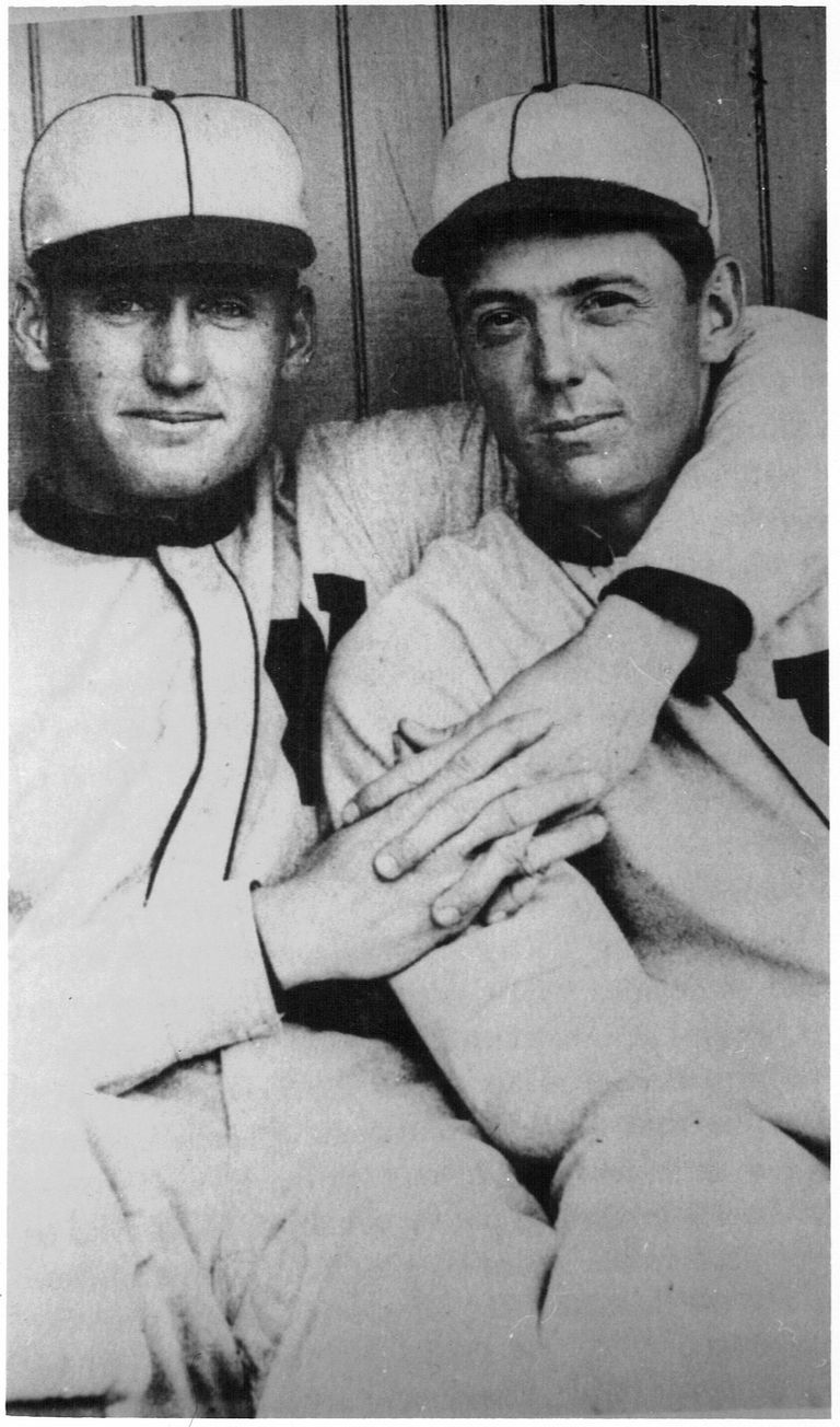          George Burke, photographer; Pictured in Washington Senators Uniforms
   