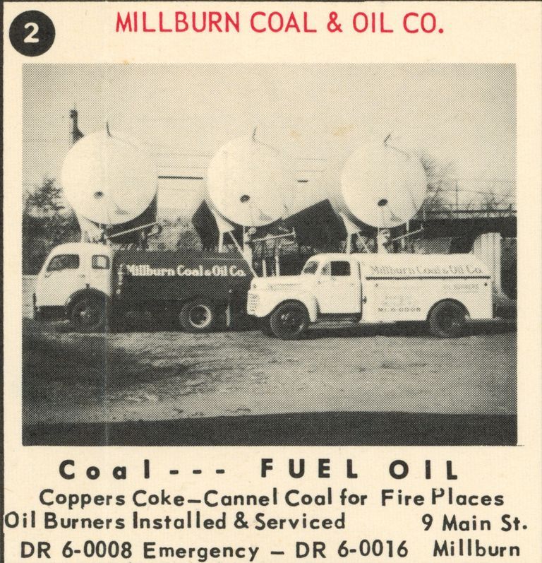          Millburn Coal & Oil Co., 9 Main Street, 1955 picture number 1
   