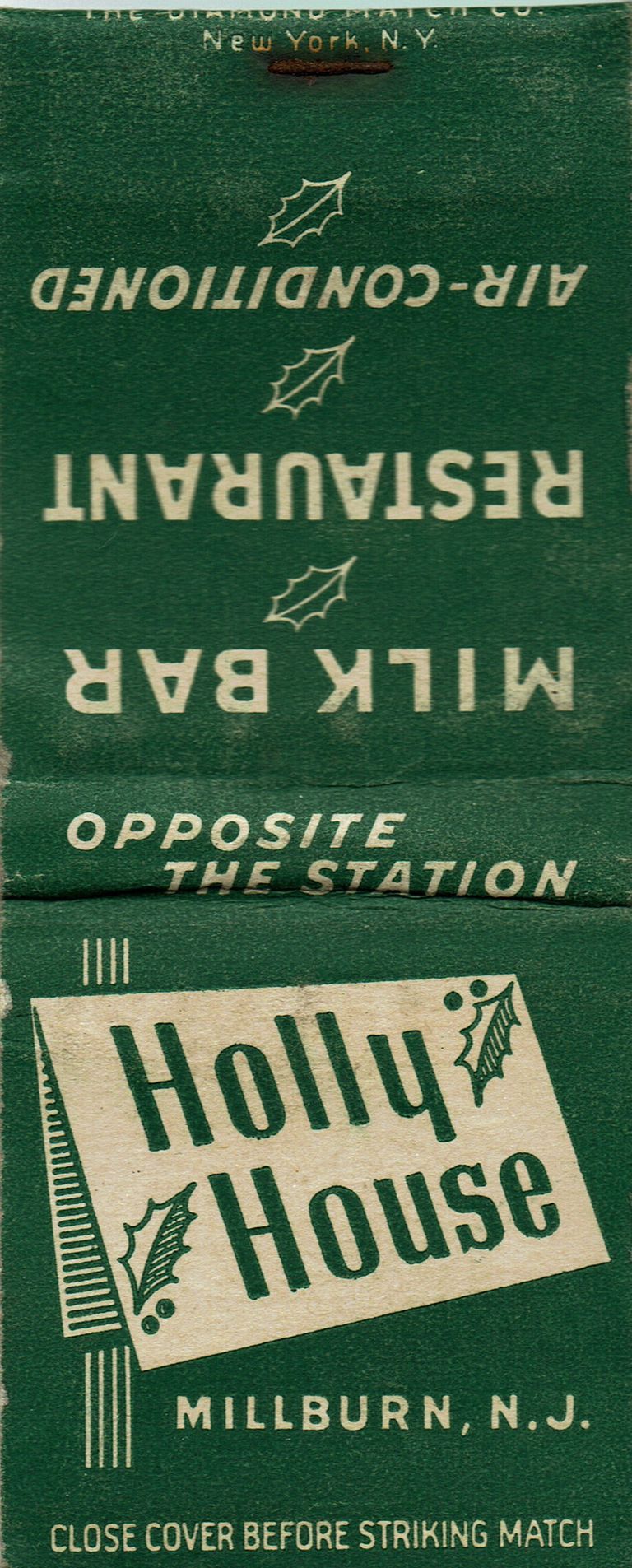          Holly House Matchbook Cover picture number 1
   