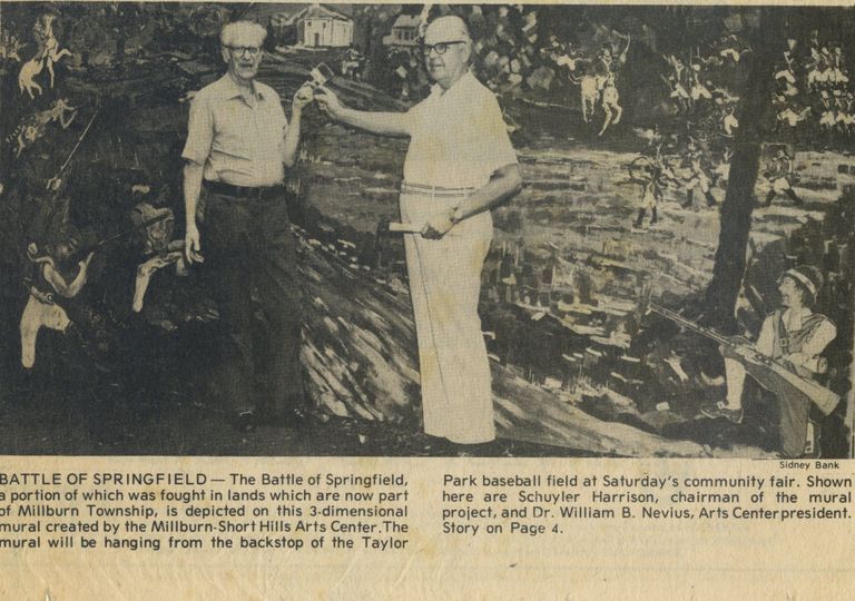          Battle of Springfield: Schuyler Harrison Mural picture number 1
   