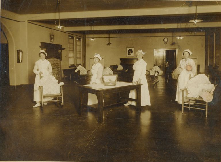          Bosworth: Nurses Inside Essex County Hospital, c. 1914 picture number 1
   