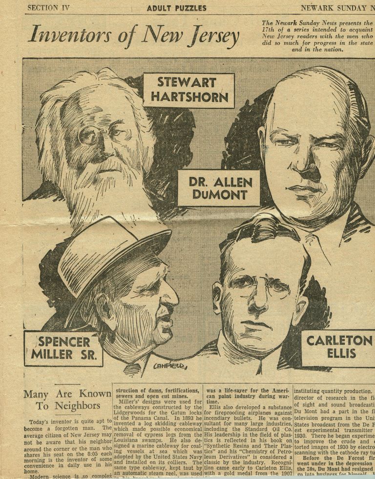          Hartshorn: Inventors of New Jersey Article, Newark Sunday News, 1952 picture number 1
   