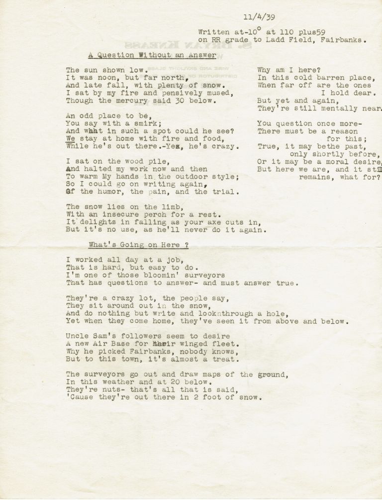          Hartshorn: Stewart Henry Hartshorn Poems from Alaska, 1939 picture number 1
   