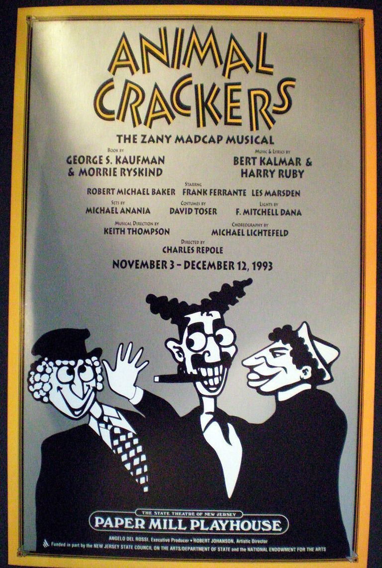          Animal Crackers, 1993 Paper Mill Playhouse Poster picture number 1
   