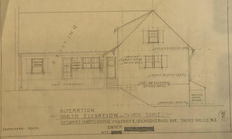          153 Highland Avenue, Alteration Plans, 1955 picture number 1
   