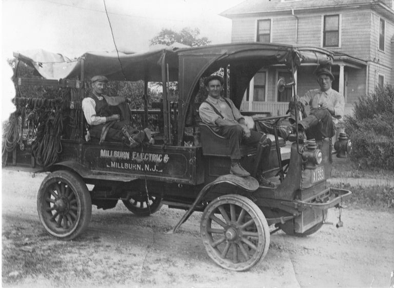          Walter Wyckoff Driving; Wyckoff Collection
   