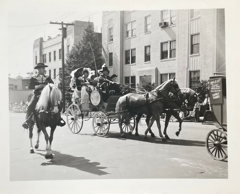          Centennial Parade: National State Bank Carriage, 1957 picture number 1
   