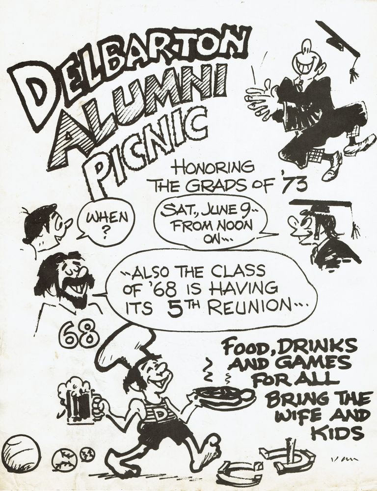          Dunn: Delbarton Alumni Picnic Flyer, 1973 picture number 1
   