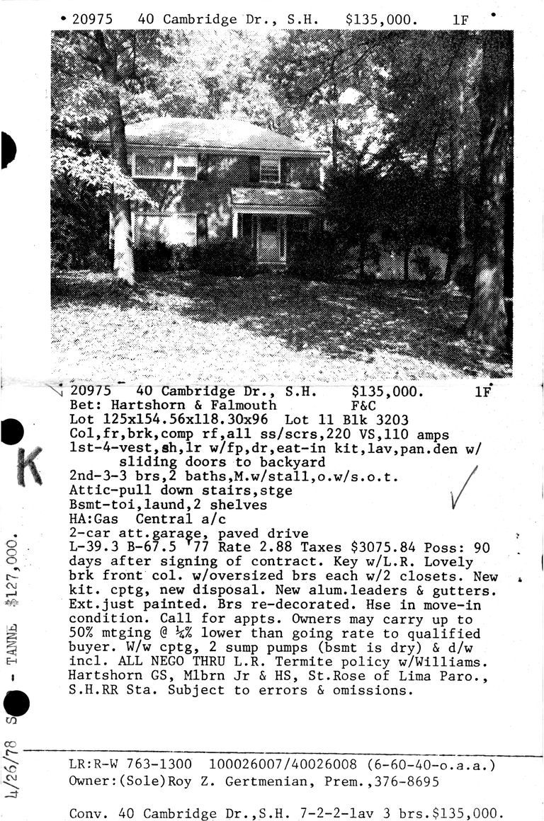          40 CAMBRIDGE DRIVE picture number 1
   