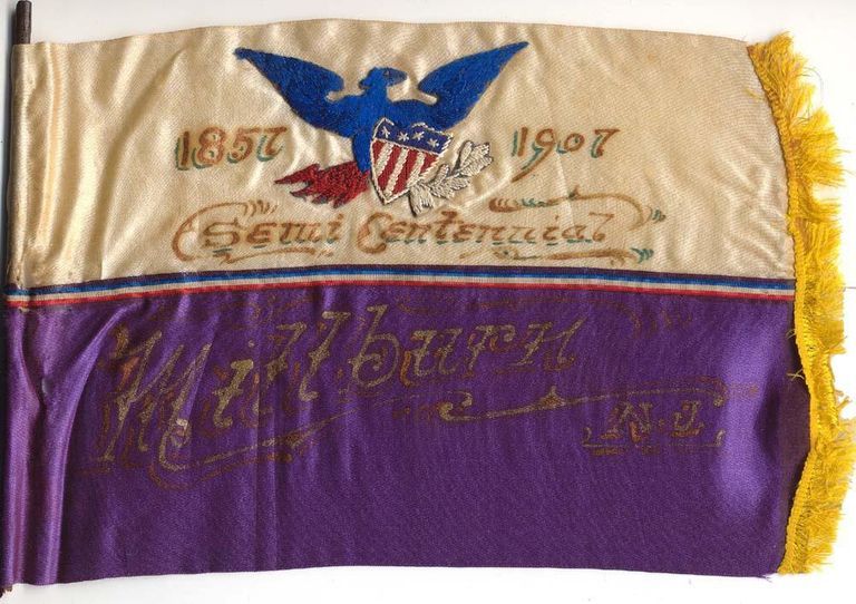          Millburn Semi-Centennial Flag, 1907
   