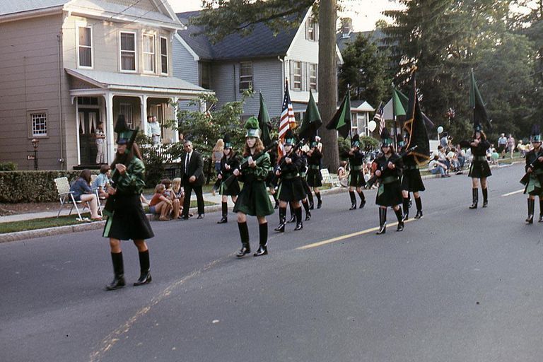          July 4: Marching Band in American Bicentennial Parade, 1976 picture number 1
   