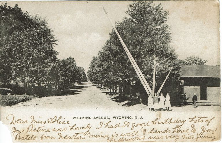          Railroad: Wyoming Avenue, Wyoming, N.J., 1906 picture number 1
   