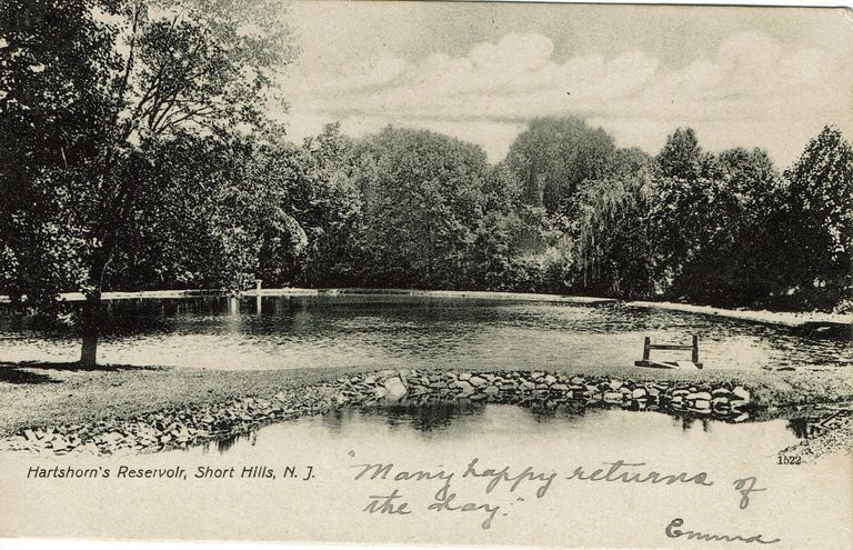          Hartshorn: Hartshorn's Reservoir, Short Hills, 1907 picture number 1
   