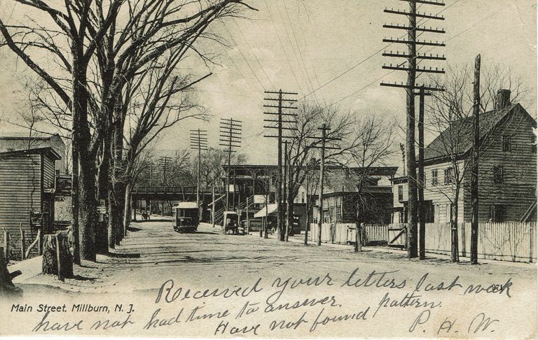          Main Street: Main Street, Millburn looking northward, 1906 picture number 1
   