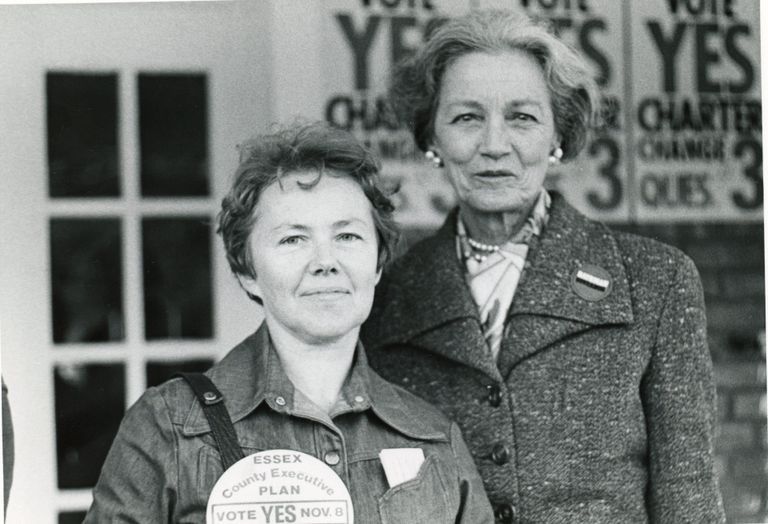          Fenwick: Millicent Fenwick during Charter Change Campaign, 1977 picture number 1
   