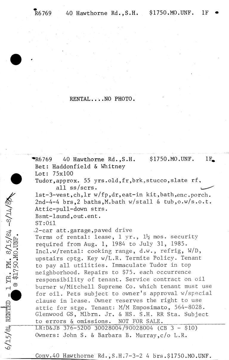          40 HAWTHORNE ROAD picture number 1
   