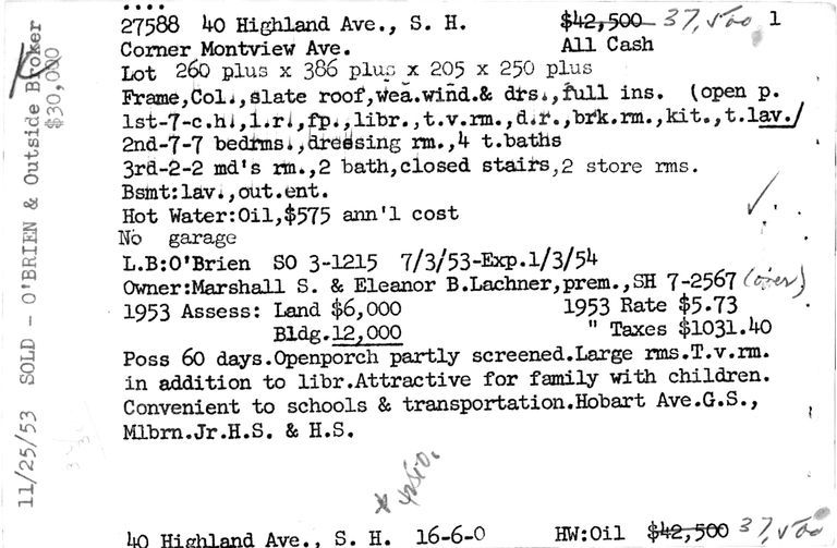          40 HIGHLAND AVENUE picture number 1
   