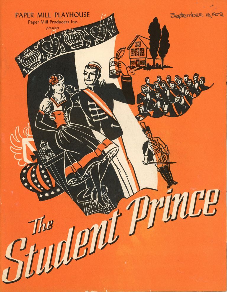          Paper Mill Playhouse Program: 1952 The Student Prince Souvenir Program picture number 1
   