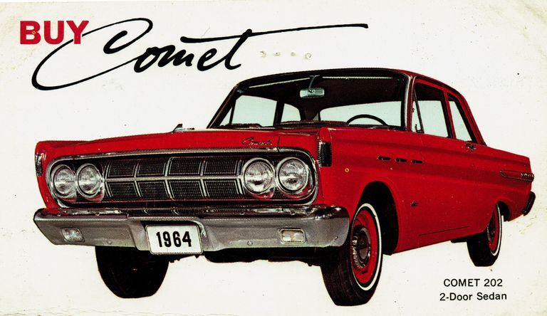          Lincoln Mercury Comet '64 Advertising Postcard picture number 1
   