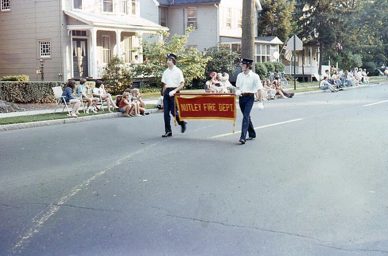          July 4: Nutley Fire Department in American Bicentennial Parade, 1976 picture number 1
   